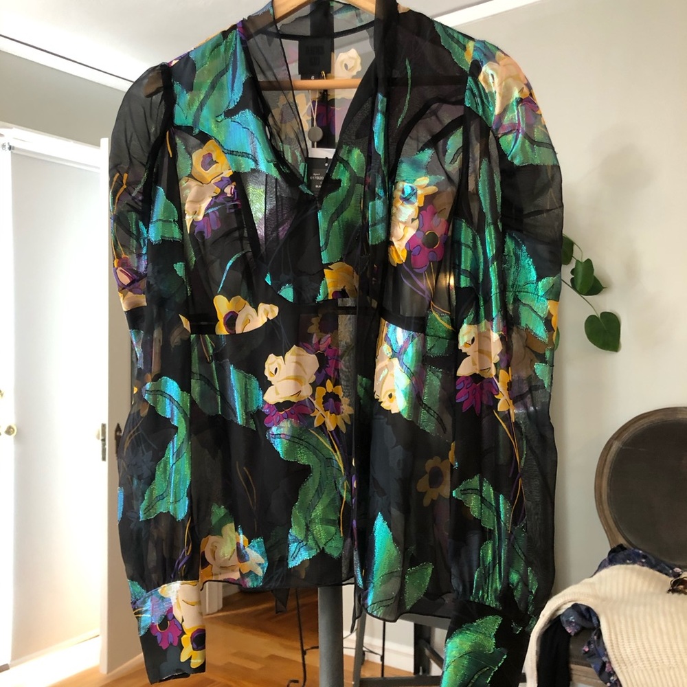 Anna Sui stunning blouse New w/ Tags